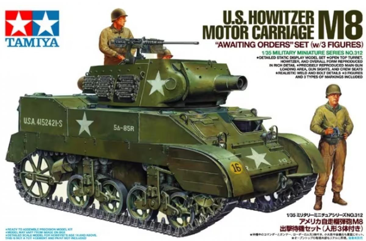 Tamiya 1/35 M8 HMC w/Figures 35312